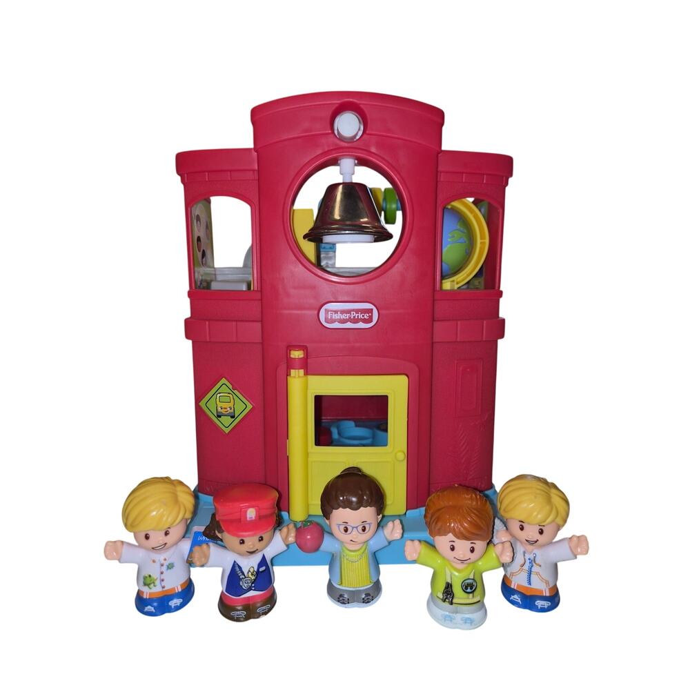 Fisher-Price Little People Friendly School House Playset w/ 5 Figures Toddler